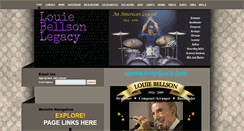 Desktop Screenshot of louiebellson.info
